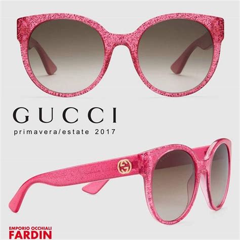 occhiali gucci roaa con glitter|GUCCI® Eyewear Authorized Dealer .